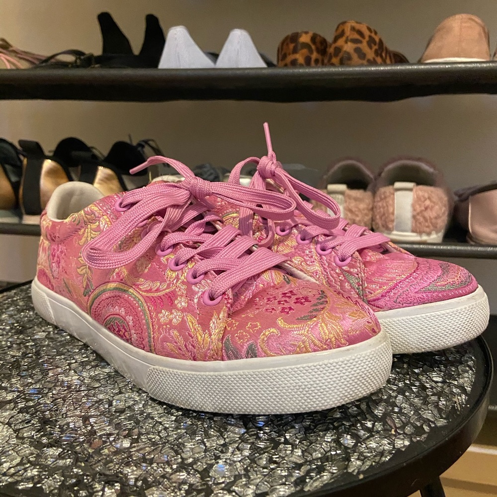 Unique embroidered shoes